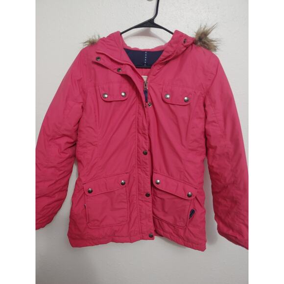Girls Lands End Grow Along Jacket sz L 14 - Picture 1 of 5